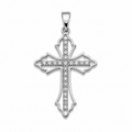 Ornate Iced Outline Cross