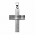 Ridge Bar Cross Pendant