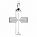 Infinity Line Cross Pendant