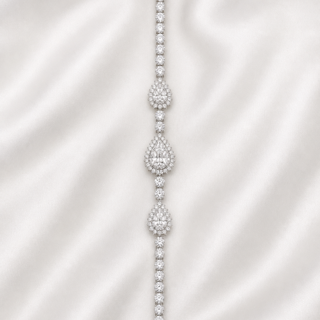 Aurielle Marquise Tennis Bracelet