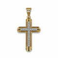 Luminous Core Cross Pendant