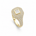 Imperium Diamond Signet Ring