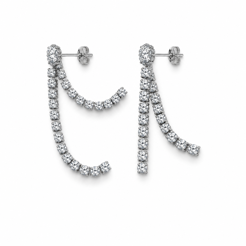 Seraphine Chain Drop Earrings