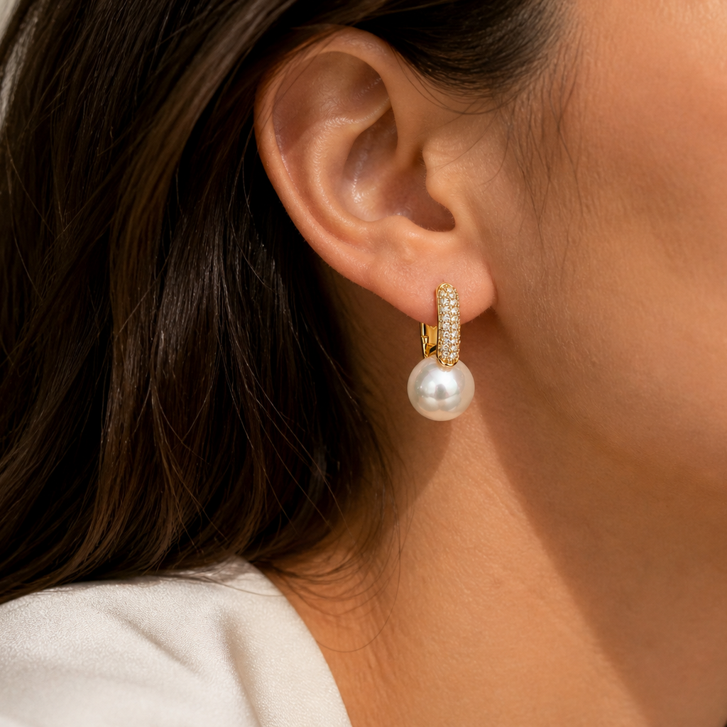 Aurelia Pearl Drop Earrings