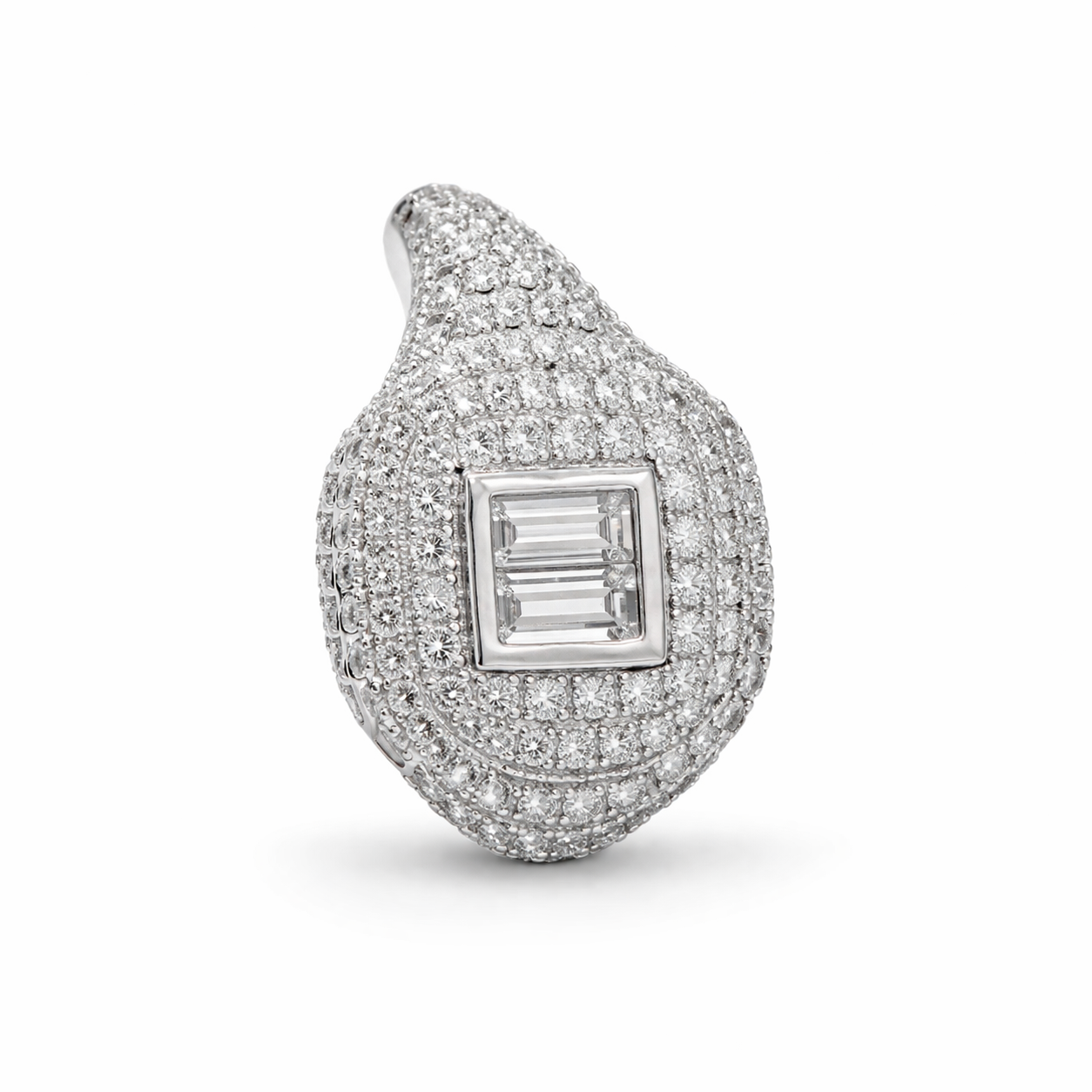 Imperio Pavé Signet Ring