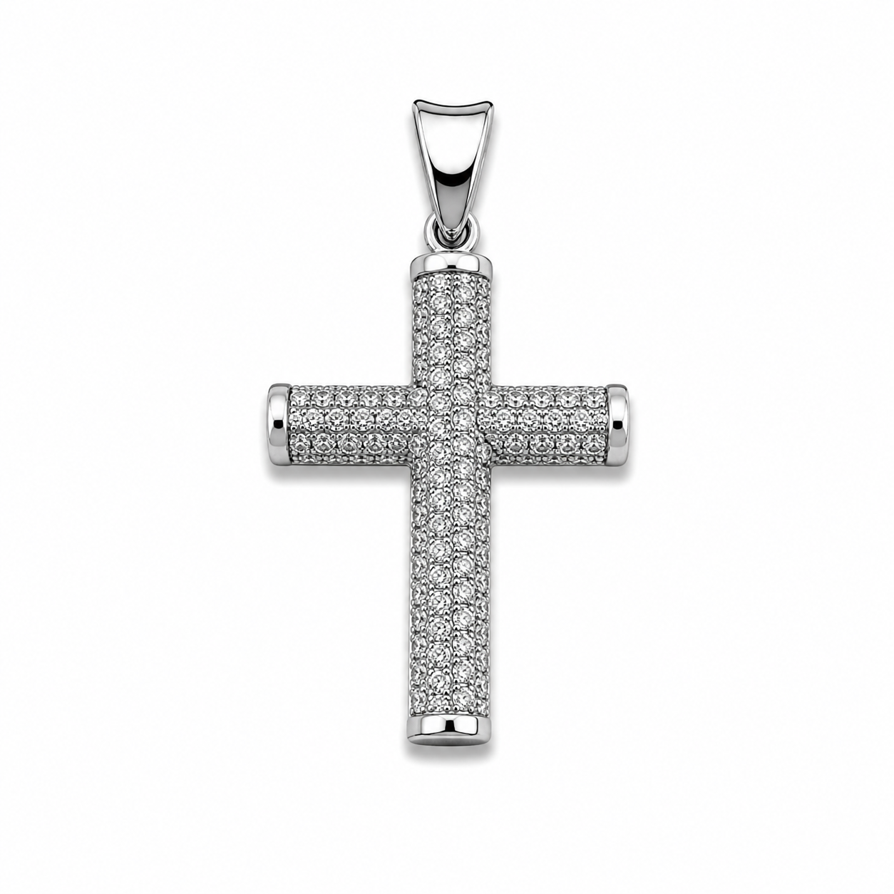 Full Pavé Cross Pendant