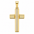 Gold Core Cross Pendant