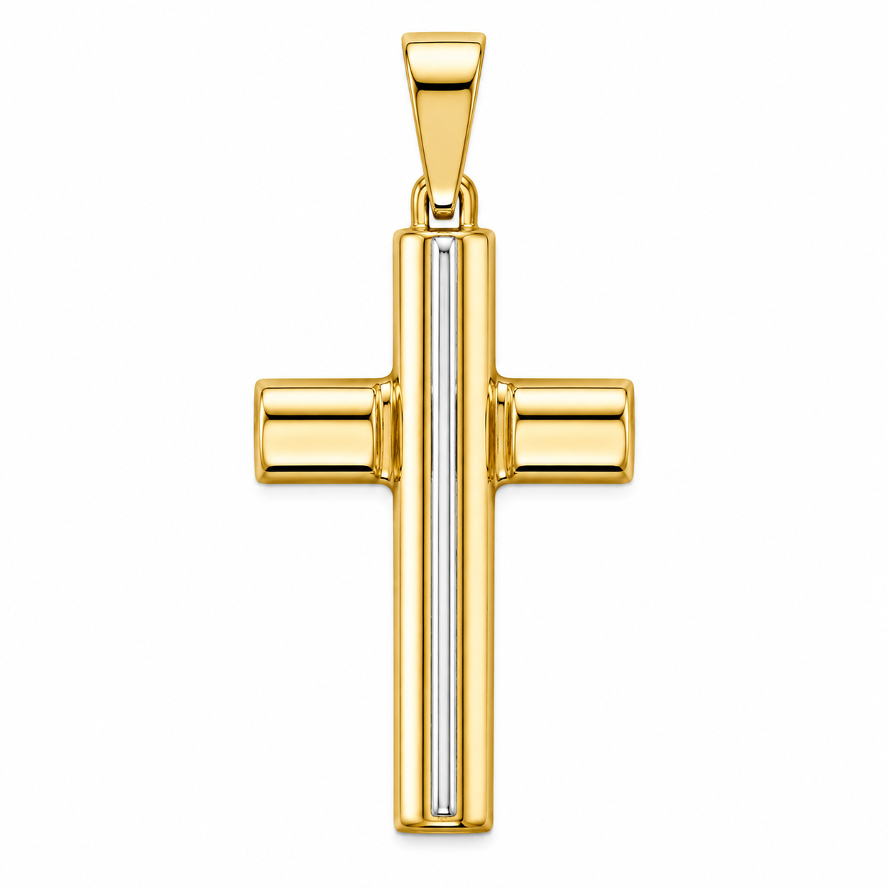 Gold Core Cross Pendant