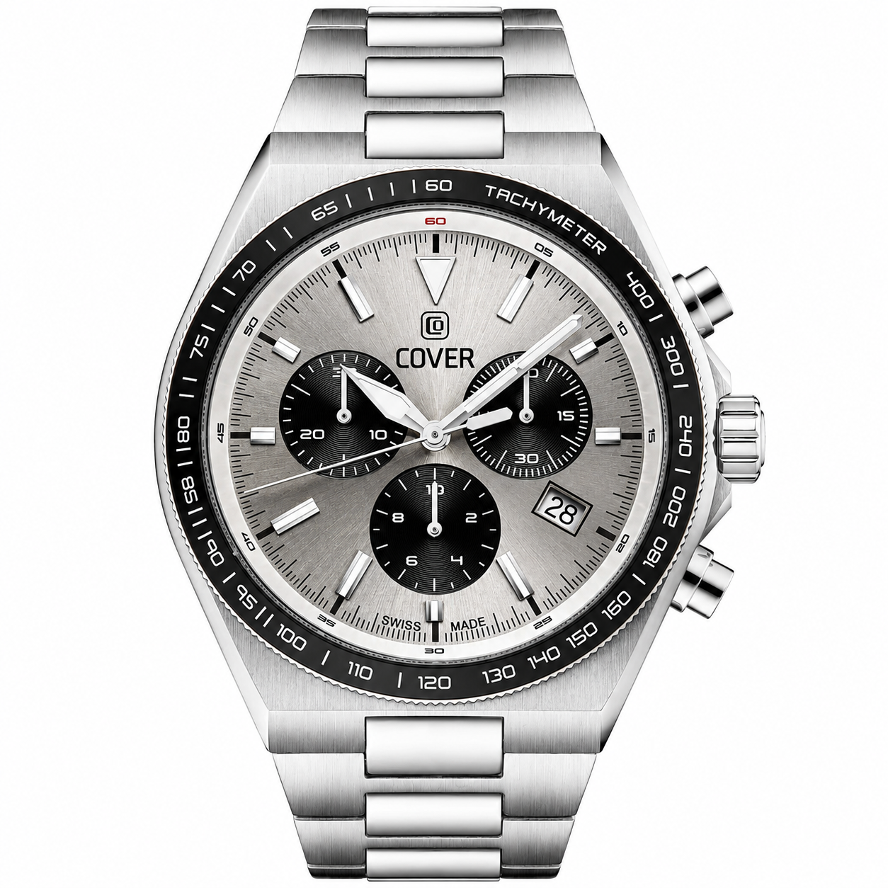COVER Iconosteel Chrono Watch Silver