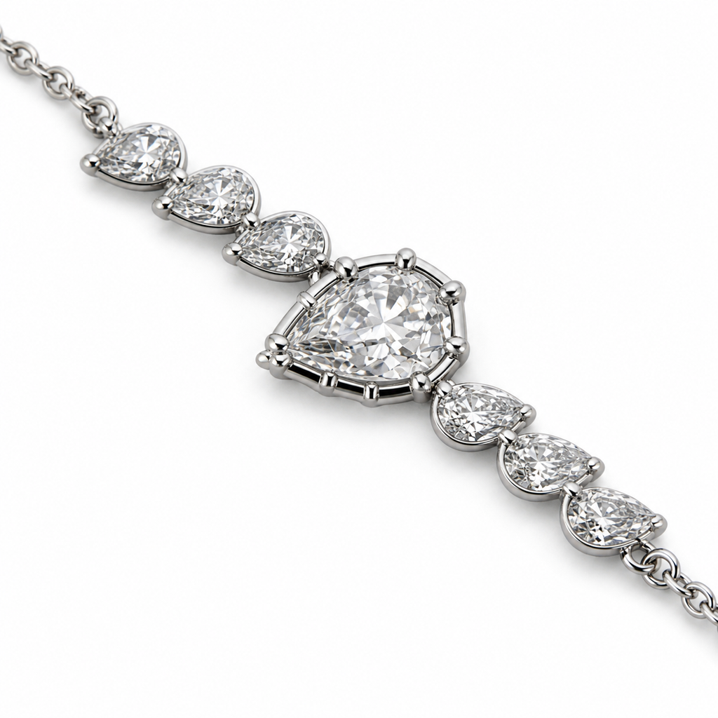 Serena Heart Line Bracelet