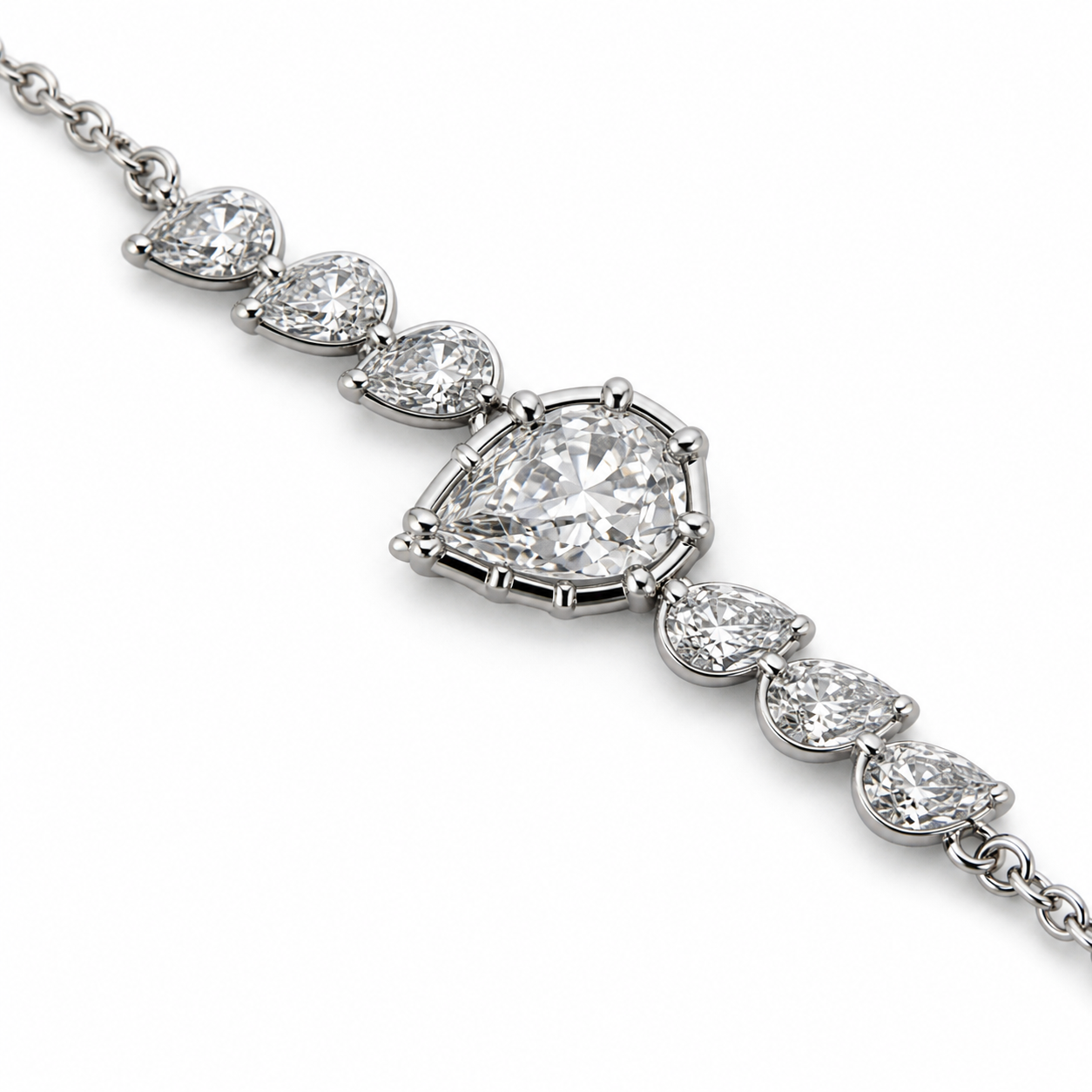 Serena Heart Line Bracelet