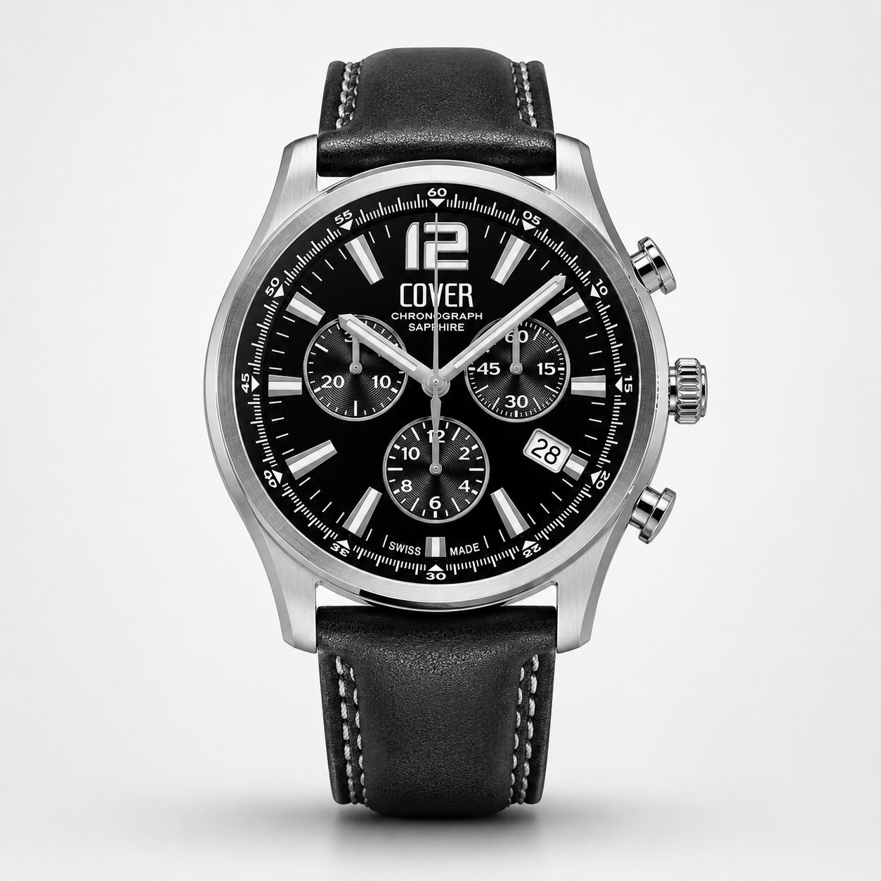 Cover Reflections Analog Black Dial Men's Watch-CO135.ST11LBK
