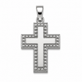 Refined Frame Cross Pendant
