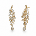 Aurielle Gold Cascade Earrings