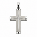 Stellar Edge Cross Pendant