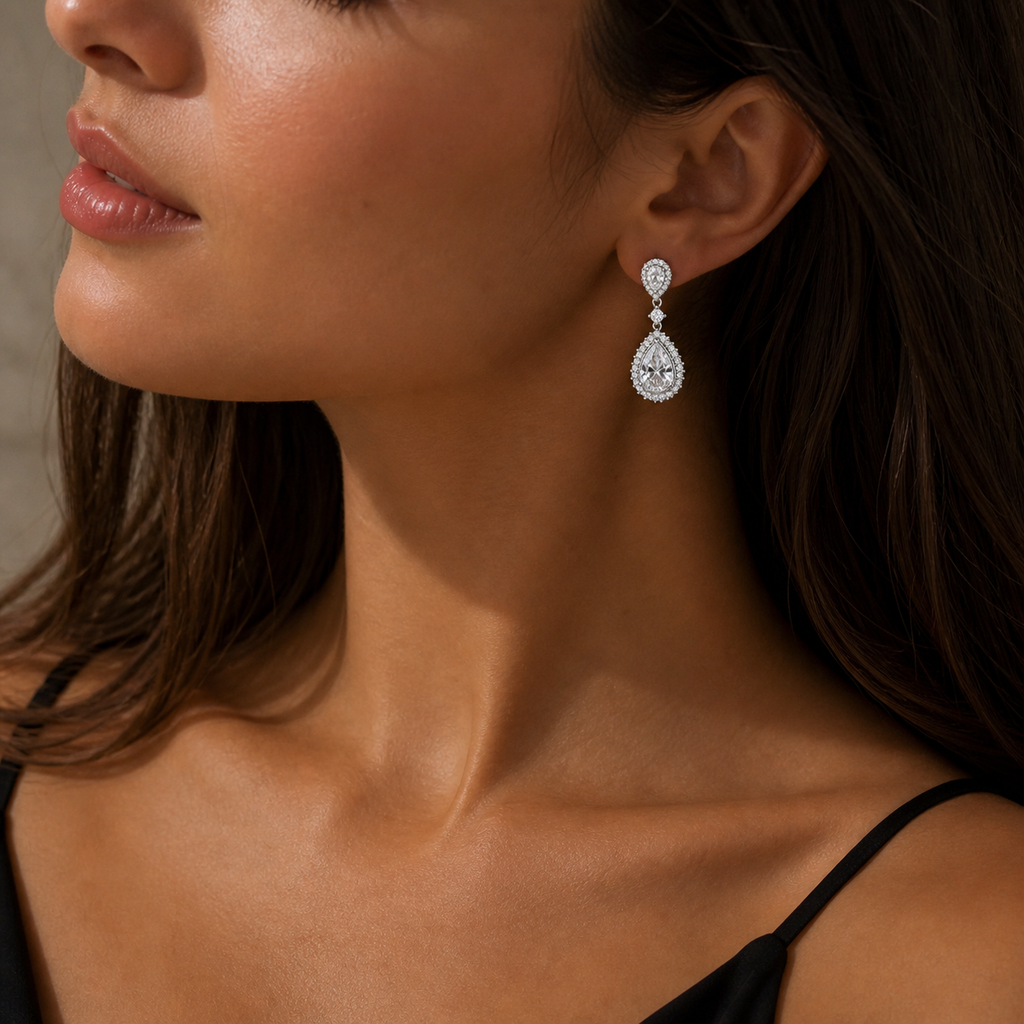Veloura Tear Drop Earrings