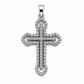 Eternal Outline Cross Pendant