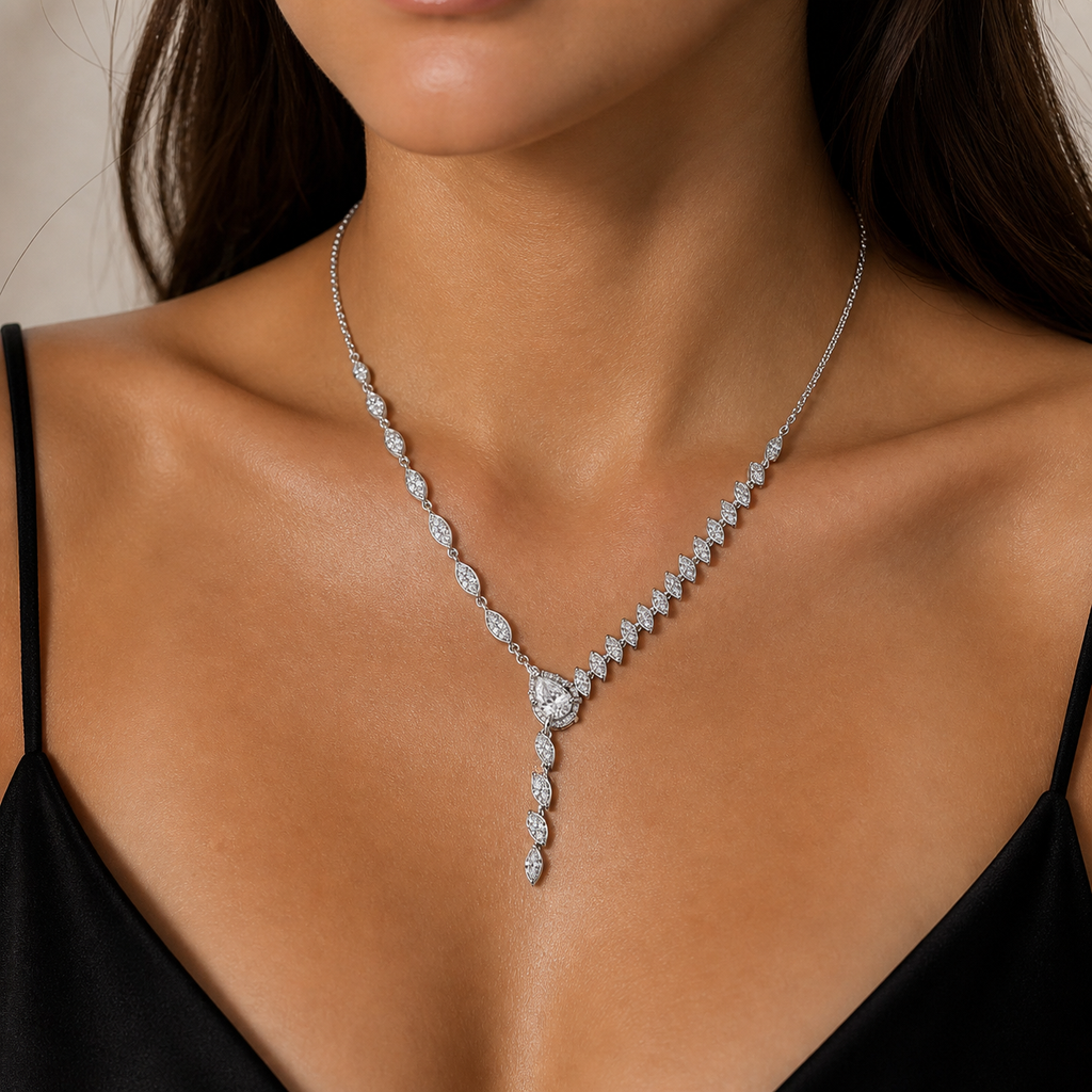 Viora Cascade Diamond Necklace