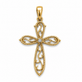 Ethereal Vine Cross Pendant