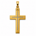 Dual Line Heritage Cross Pendant