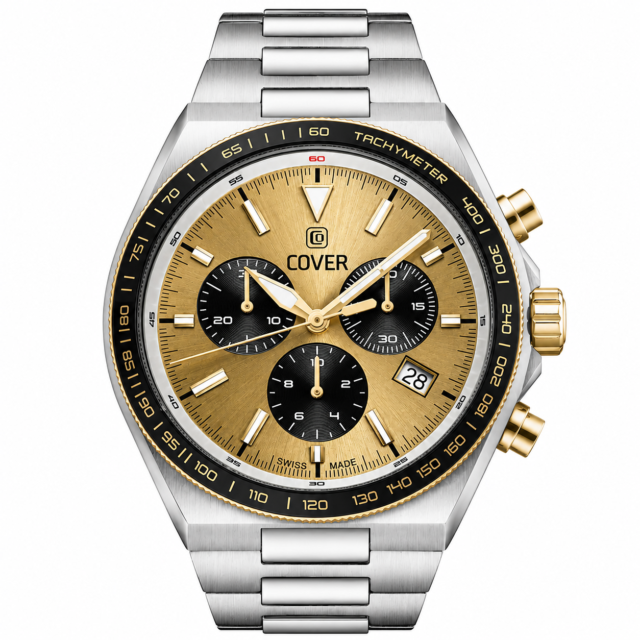 COVER Iconosteel Chrono Watch Gold Bicolor