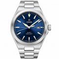 COVER Iconosteel Watch Blue, Silver Color