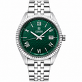 COVER Alston Gent Watch Green, Silver Color
