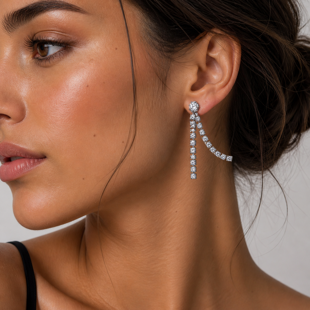 Seraphine Chain Drop Earrings