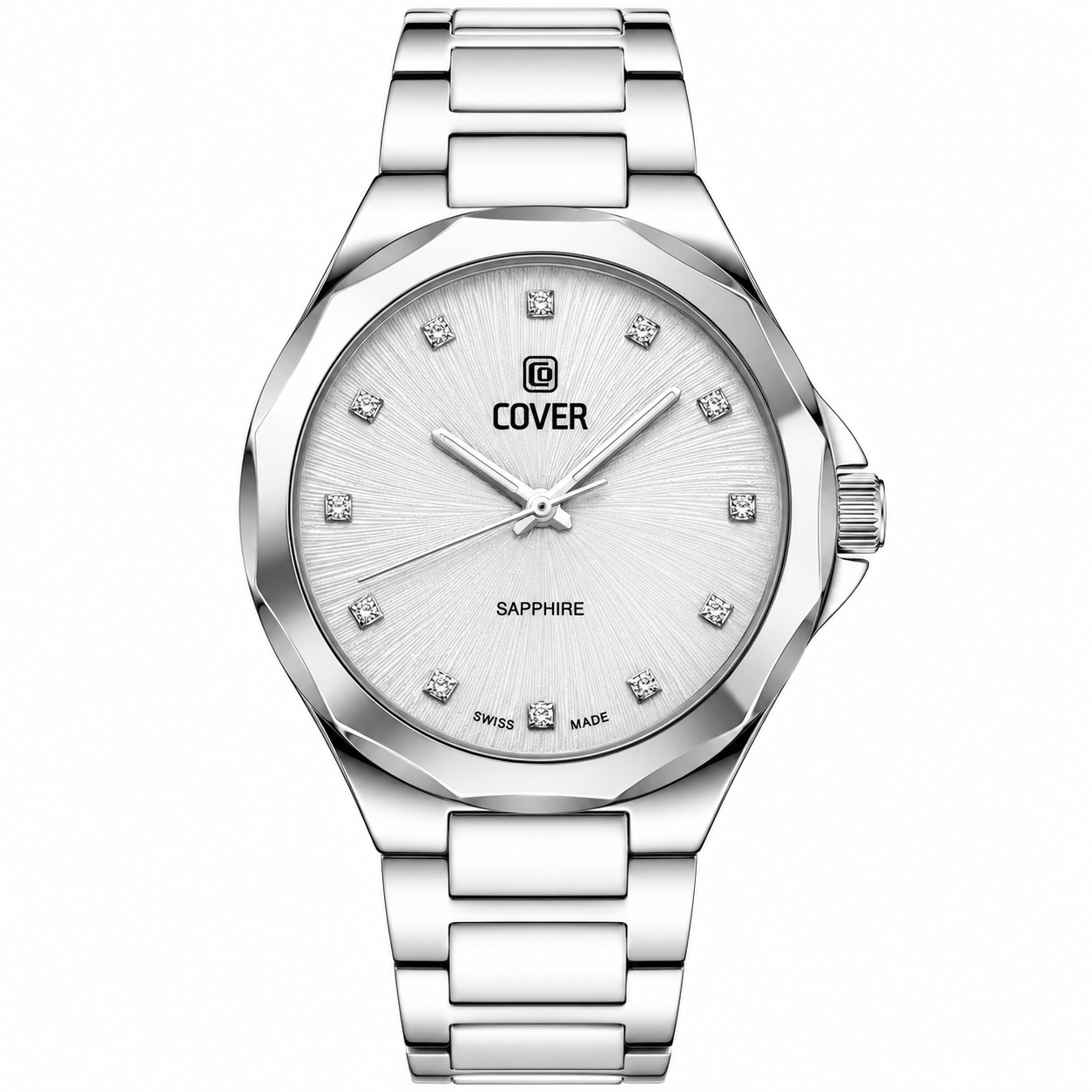 COVER Cardea Crystal Watch Silver