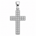 Iced Classic Cross Pendant