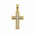 Dualis Gold Cross Pendant