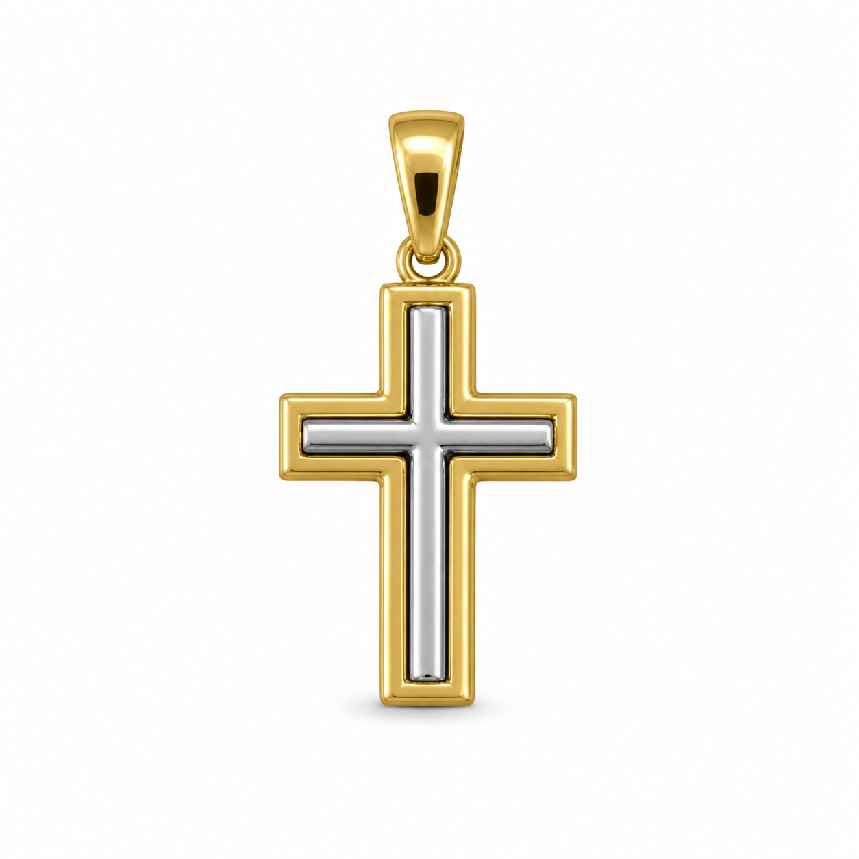 Dualis Gold Cross Pendant